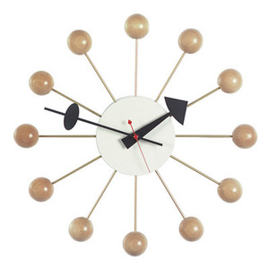 비트라 Ball Clock Natural Beech, 베뉴페, 비트라 vitra